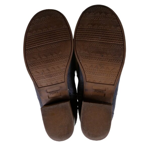 TOMS Gray Suede Pink Lining Ankle Boots US 5 EU 37 #780 - Picture 7 of 9